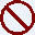 Description: universal prohibition symbol Description: universal prohibition symbol