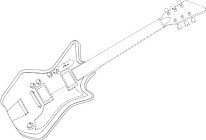 A picture of a guitar. A picture of a guitar.
